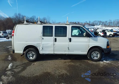 2019 Chevrolet Express 2500 Work Van from USA, damaged, VIN 1GCWGAFG0K1246480